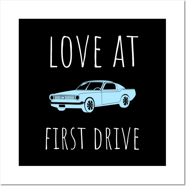 love at first drive Wall Art by juinwonderland 41